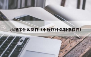 温县小程序什么制作（小程序什么制作软件）