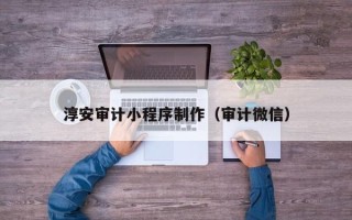 温县淳安审计小程序制作（审计微信）