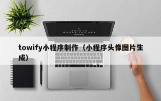 温县towify小程序制作（小程序头像图片生成）